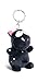 Produktbild Nici 44761 LED-Plüsch-Schlüssellicht Einhorn Carbon Flash 9cm, schwarz