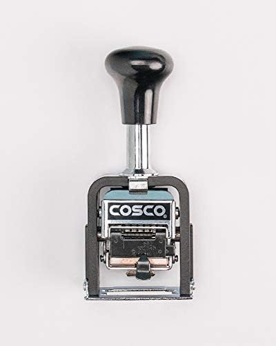 Cosco Automatic Numbering Machine, 6-Digits, 8 Modes, Black Ink (026138)