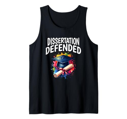 Dissertation verteidigt | Doktorabschluss | Verteidigung der Doktorarbeit Tank Top