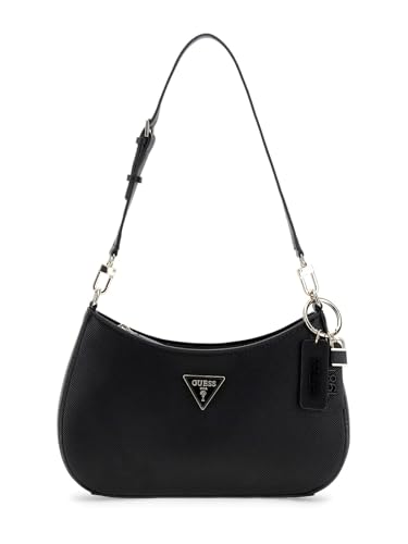 100%POLYURETHANE GUESS NOELLE II TOP ZIP SHOULDER BAG