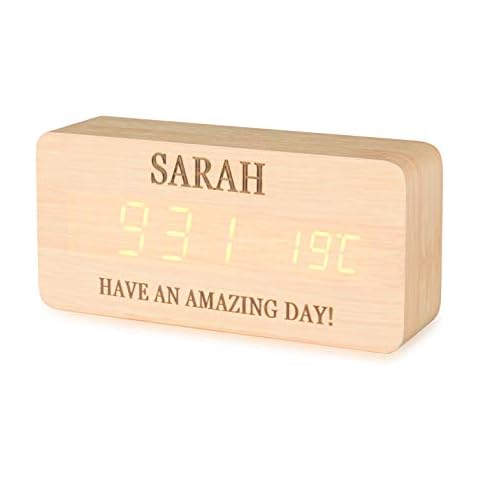 Réveil en Bois Personnalisé Jewel Cover