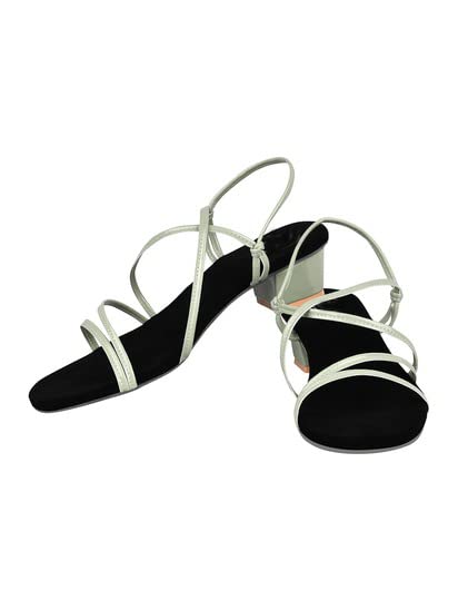 Image of JM LOOOKS Kitten Heel Sandal for Womens Block Heel Sandal Comfortable Heel Sandal Trendy Flatform Sandals for Girls Casual and Stylish