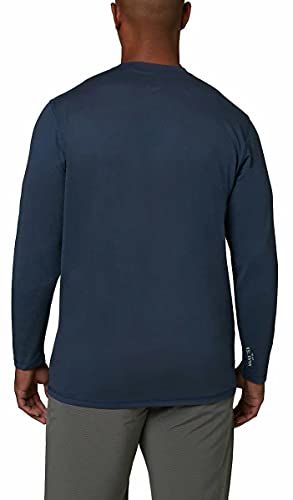 Hang Ten Mens Long Sleeve Sun Tee Shirt (Mood Indigo, Large, l)2