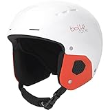 Bollé 31711 Casque de Ski Mixte Enfant, Blanc Brillant, Taille: 49 52CM, Quickster