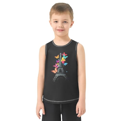 Boys Tank Top Shirts Funny Sleeveless T-Shirts Crew Neck for Kids Clothing Children2
