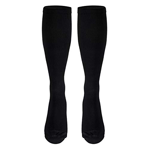 image for Truform Compression Socks, 20-30 mmHg, Men's Dress Socks, Knee High Ov