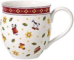 Villeroy & Boch Toy'S Delight Kubek, Porcelana, Biały/Czerwony, 440 ml