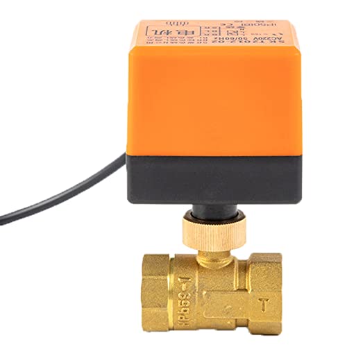 Vanne à Bille électrique motorisée DN25 en Laiton pour couper l'eau à distance - 2