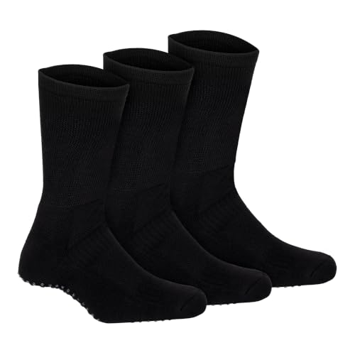Image of Q DEVICES Diabetic Neuropathy Socks for Men & Women | Non-Binding Bamboo Socks for Swollen Feet & Leg Circulation | Premium Moisture-Wicking, Seamless Cushion Soft Foot Care Socks