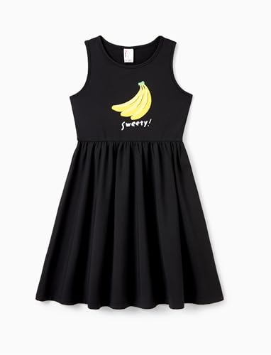 PATPAT Multipack Toddler Girls' Sleeveless Dresses - Breathable Quick-Dry Fabric, Fruit Prints, Perfect for Casual & Outdoor2