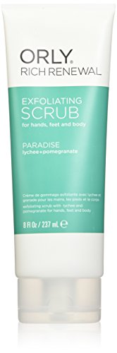 Orly Rich Renewal Exfoliating Scrub, Paradise, 8 Ounce