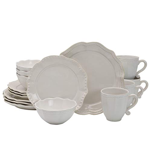 Mikasa Alyse 16Piece Dinnerware Set, White The Home Kitchen Store