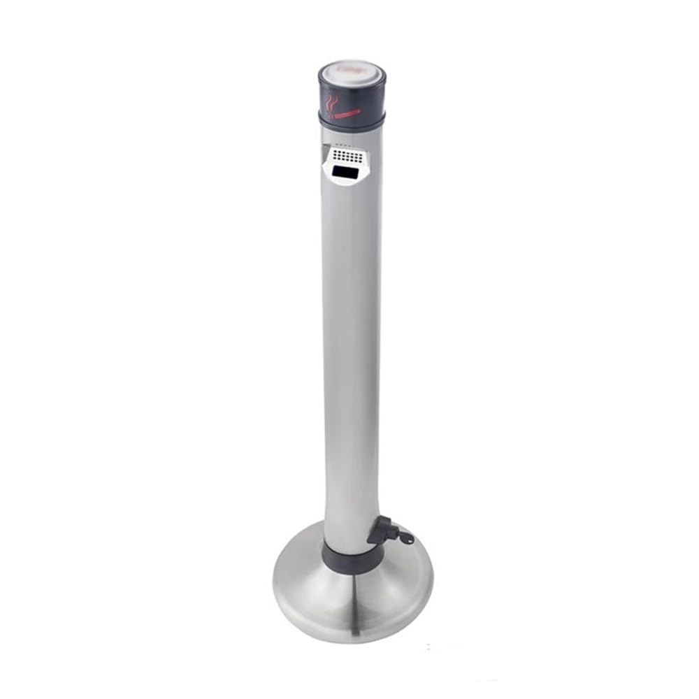 OWOHYG Ashtray Trash Can Stainless Steel Ashtray Column Hotel Public Smoking Rooms Cigarette Butts Disposer'S Outdoor Ashtrays For Cigarettes.