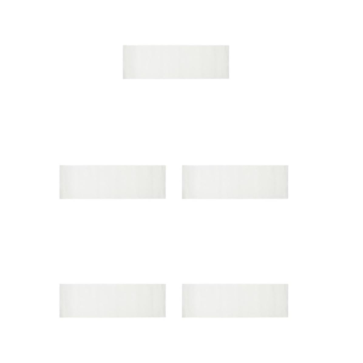 Cabilock 5 Stück Hochtransparentes Selbstklebendes Skateboard Gripband | Sandstruktur, Rutschhemmende Oberfläche, Schützt vor Abnutzung, für Parkskating und Viele Skateboard Szenarien