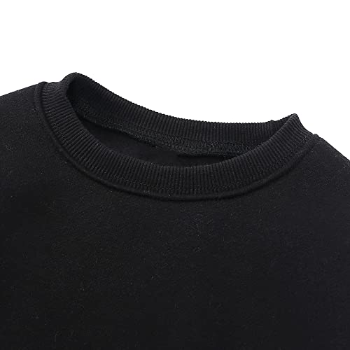 Image of MYGBCPJS Youth 2PCS Jogger Outfits Set Fleece Hooded + Sweatpants Boys Girls Athletic Sweatsuits Pullover Clothes