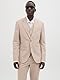 JACK & JONES Men’s JPRRIVIERA Linen Blazer Slim SN Anzugjacke, Beige/Fit:Slim FIT, 52