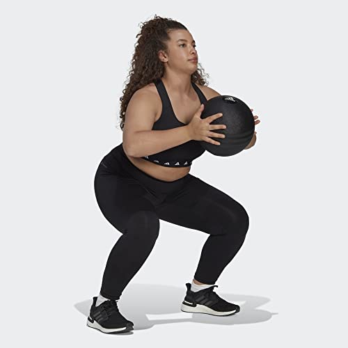 Sujetador deportivo de soporte medio adidas Powerreact Techfit negro 1X 5