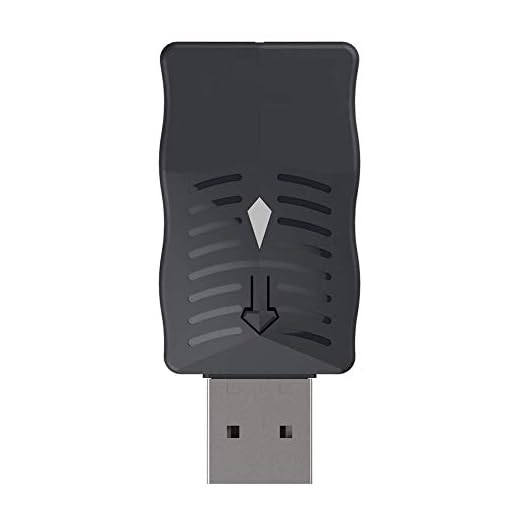 KUANDARGG Spelkontroll trådlös styrspak, Bluetooth-mottagare och sändare, USB-laddning spelkontroll kontroll, trådlös styrspak, svart, svart