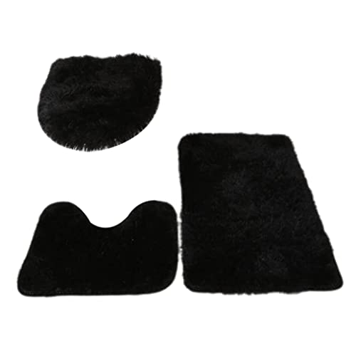Ensemble tapis de bain 3 pièces absorbant et doux pour sortie de douche - 2