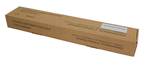 Cnaweb Power Distribution Unit 19" 1U Rack Mount Pdu 8 Outlet 6' Power Cord - Black #TOP3