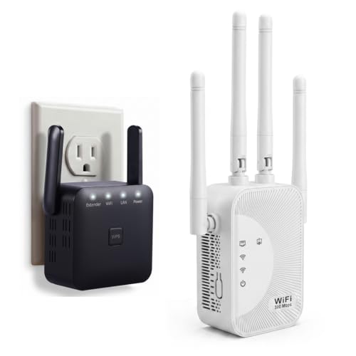 Image of 2026 Fastest WiFi Extender Signal Booster Covers 15900 Sq.ft and 105+ Devices 2.4 /5.8GHz High Speed 15X WiFi Repeater with Ethernet Port Eliminate Dead Zones with Wireless Internet Booster for Home