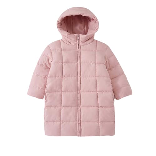 Kids Winter Coats Youth Quilted Heavyweight Jackets Winter Fashion Warm Outerwear Full Zip Loose Comfortable Coats
