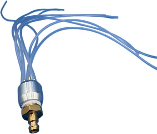 Flexible 8 Tentacles Air Duct Cleaning Whip Forward Air Flow Design 14 Inch Long for Duct Cleaning with 1/8 Inch Connector