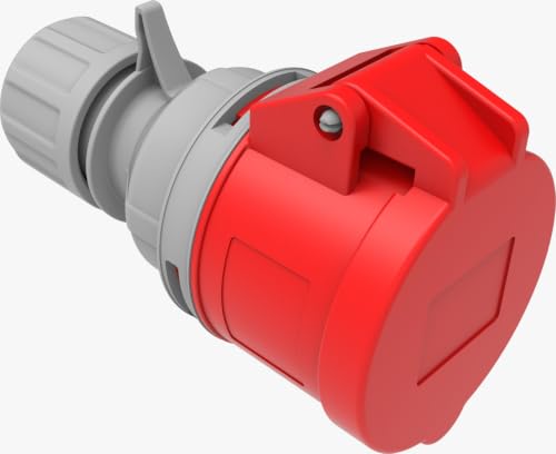 Cee Norm 5x16A Dişi Trifaze Fiş, 380-415 V, 5 Kutuplu, IP44