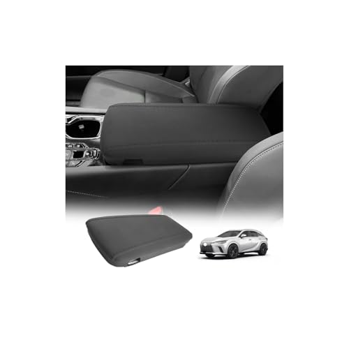 LUWU [Update] 2026 RX350/RX450/RX500h Center Console Cover Compatible with 2023 2024 2025 2026 Lexsu RX350/RX450/RX500h Accessories Armrest Console Cover Armrest Covers Silicone Material (Black) by LUWU - Used condition - US$27.49