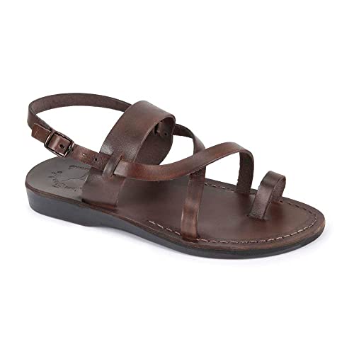 Bethany - Leather Cross Strap Sandal - Womens Sandals