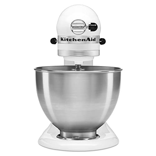 KitchenAid Classic Series Stand Mixer 4.5 Q and Fresh Prep Slicer/Shredder Attachment, White - image 3