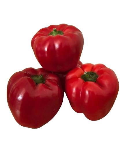 Red Bell Peppers, 1 Kg, 4-5 Pieces, Fresh