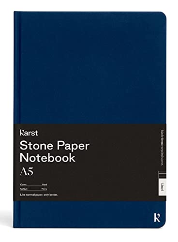 Abandon Carnet Rigide A5 Bleu Navy Ligne