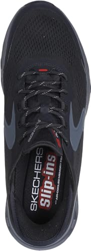 Skechers - Mens Glide-Step Altus Slip On Shoes, Color Black/Charcoal, Size: 8.5 W US2