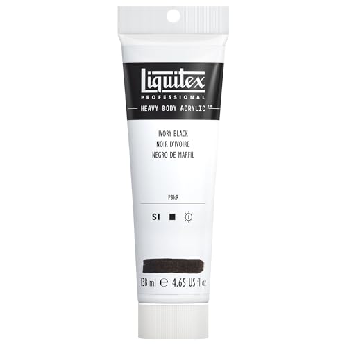Image of Liquitex Professional Heavy Body Acrylic Paint 4.65-oz tube, Ivory Black