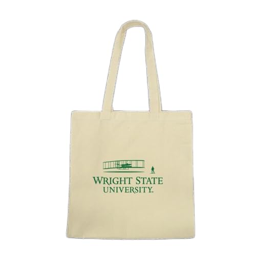 W Republic 1101-416-NAT Wright State University Raiders Institutional Tote Bag Natural - One Size