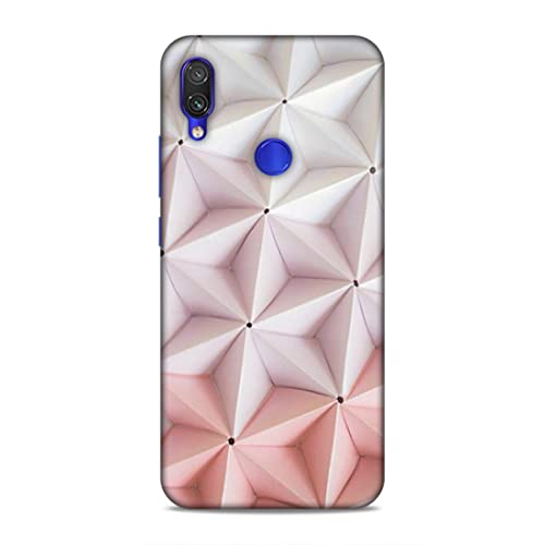 Image of Printed Mobile Back Hard Case Cover for Redmi Note 7 / 7S / 7 Pro | Pink Stars, Multi Stars Black dot -2180
