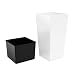 Prosperplast Macetero Urbi 50 cm Alto plástico Fower Pot con Interior Liner,...