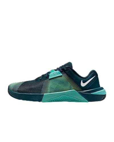 Nike Metcon 10, Entrenador elíptico Mujer, Midnight Turq/White/Bleached T, 36 EU