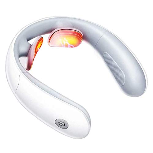 Intelligentes Nackenmassageger？T-APP-Steuerung und Tastensteuerung, Schnurloses Tragbares Elektrisches Nackenschmerzmittel Zur Linderung