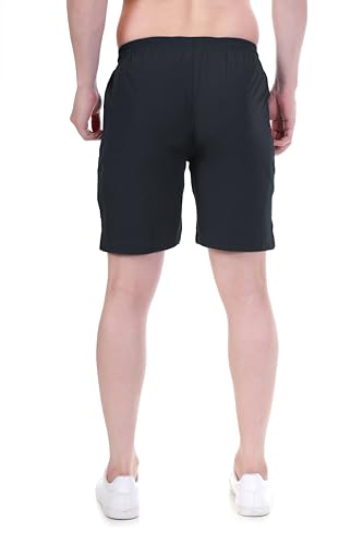 Image of Sports Shorts for Men, Athletic Running & Gym Shorts with Zip Pocket, Regular Fit Training Shorts