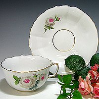 Amazon | マイセン (Meissen) 白いバラ -White Rose- ティーカップ