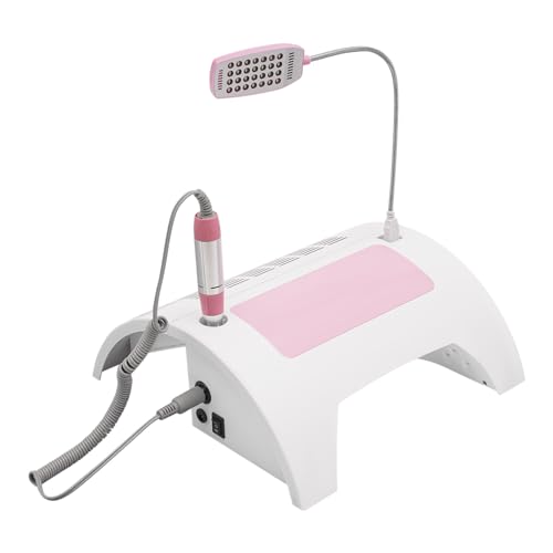 Kit para manicura 5 en 1 con lámpara LED y recogedor de polvo miniatura 6