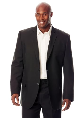 KingSize Men's Big & Tall Easy Movement Two-Button Jacket