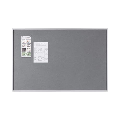Bi-Office New Generation - Tablero de anuncios de fieltro, 900 x 600 mm, color gris