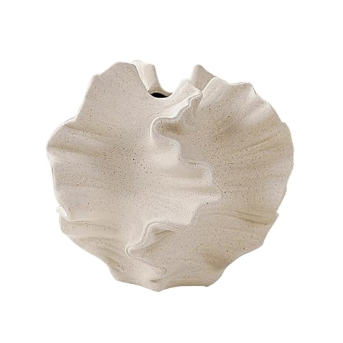 Enakshi (Label) Creations Ceramic Vase for Flowers Modern Holder for Housewarming Dining Room Birthday White Large|Home Decor|Figurines Deal
