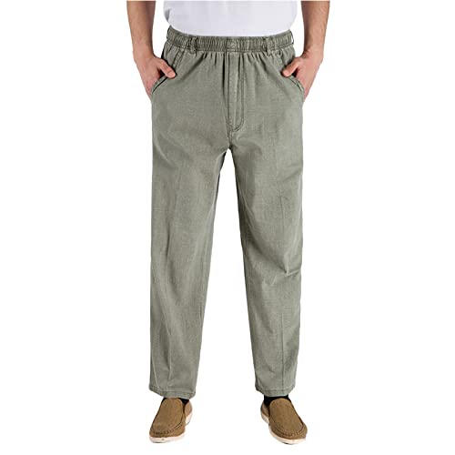 Pantalon de sport respirant anti-chaleur en coton de loisirs avec poches homme
