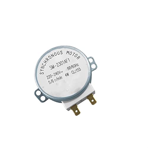 LWOMAN turntable variable Sm-2301af1 Synchronous Motor, Microwave Oven Accessories Motor, Turntable Motor, 220V 4W Flat Shaft Motor, 5/6r/min synchronous blinds