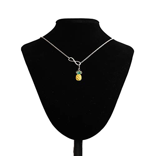 BAUNA Pineapple Necklace Lariat Y Pendant Necklace Fruit Jewelry for Friend Sister Mom Wife Daughter3