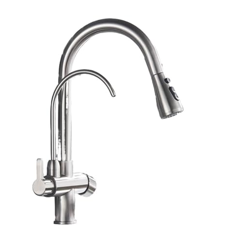 Robinet de cuisine 3 voies ZH1YFD avec filtre extractible eau pure et mitigeur